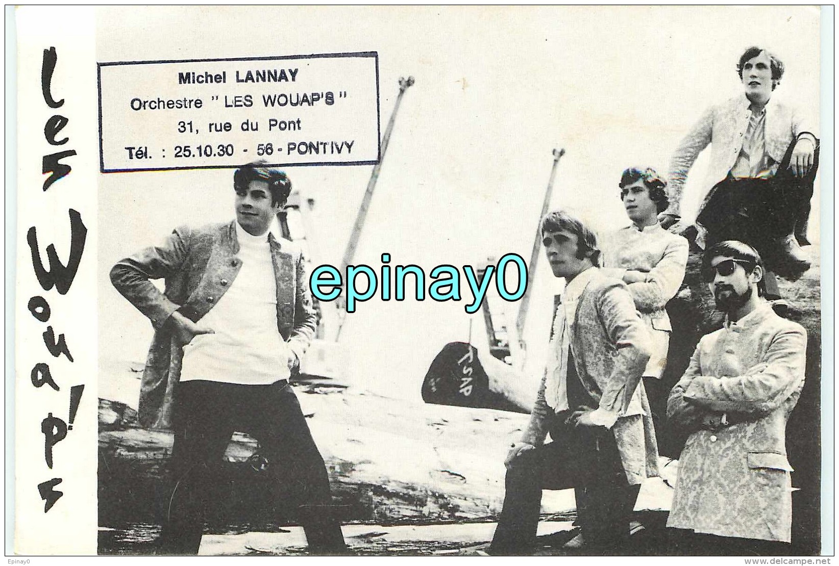 Br - 56 - KERFOURN - PONTIVY - Orchestre Les Wouaps's - Michel LANNAY - RARE - Autres & Non Classés