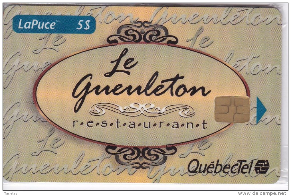 TARJETA DE CANADA DE $5 DEL RESTAURANTE LE GUEULETON DE TIRADA 2200 (NUEVA-MINT) - Canada