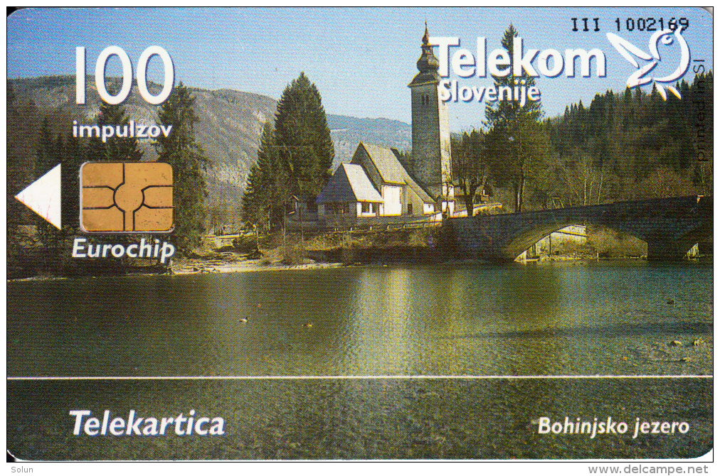 SLOVENIA SLOVENIJA  PHONECARD  2003 BOHINJSKO  JEZERO  LAKES  TELEKOM CAT.NO. 497 - Slovenia
