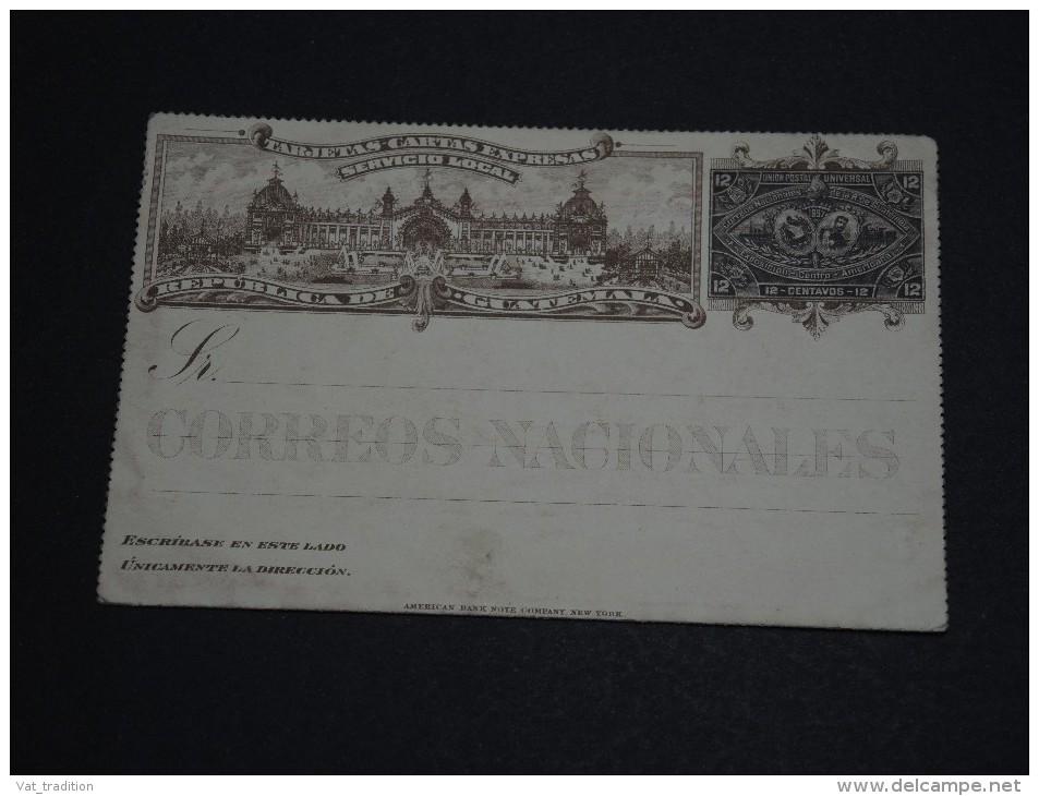 GUATEMALA  - Entier Postal Non Voyagé - A Voir - L 630 - Guatemala