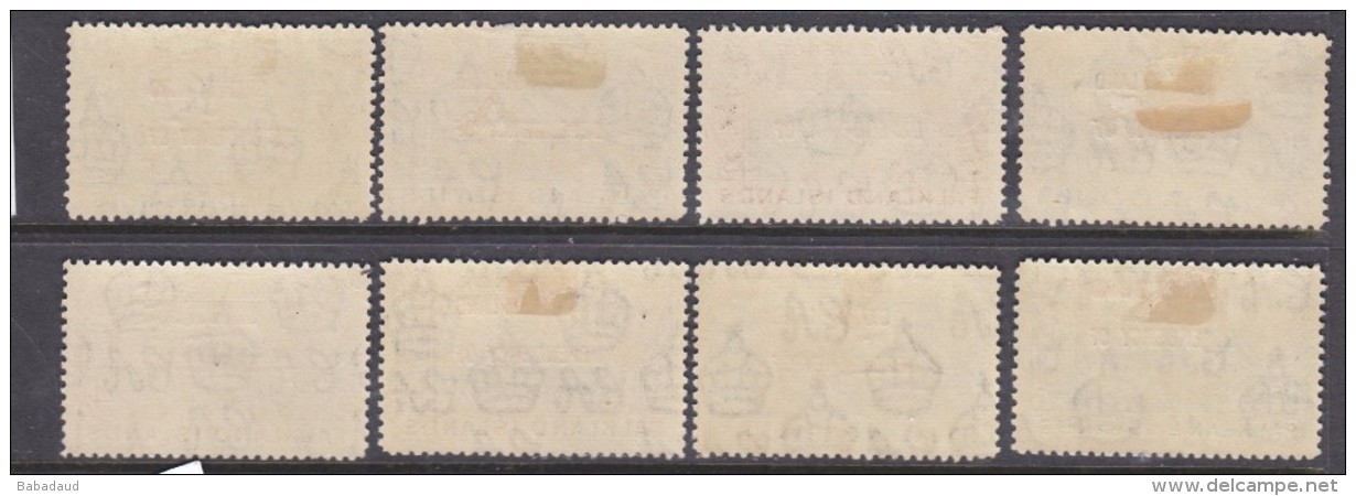 Falkland Islands, Graham Land Dependency: George VI, 1944, Set 1/2d - 1/= MH * - Falkland Islands