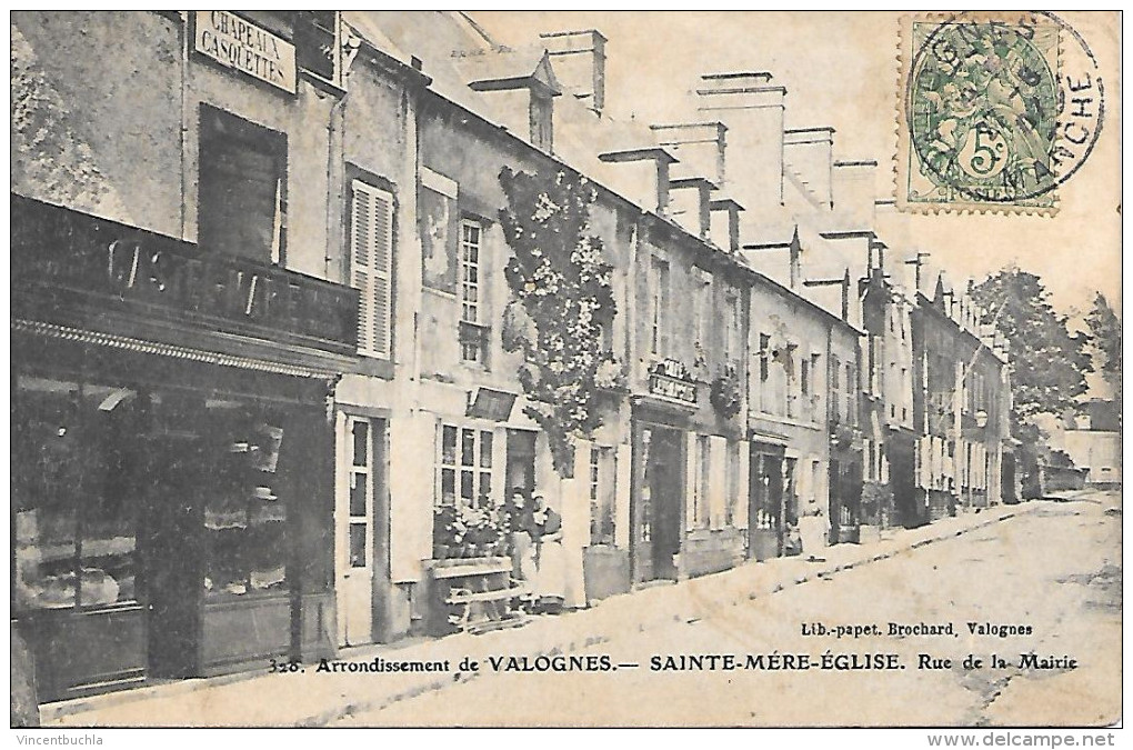 Environs De Valognes - Sainte Mère Eglise Rue De La Mairie - Sainte Mère Eglise