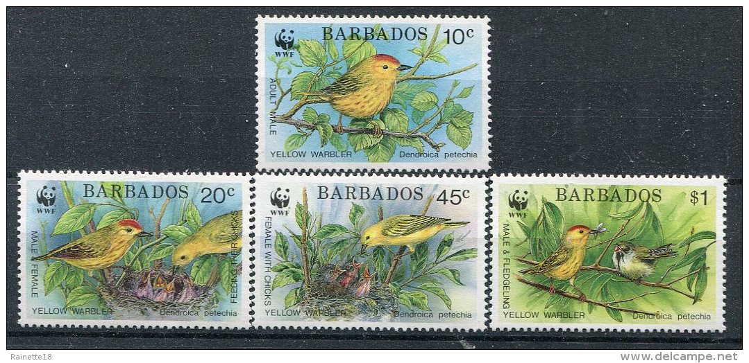 Barbades                                 804/807  **   Oiseaux/birds - Autres & Non Classés