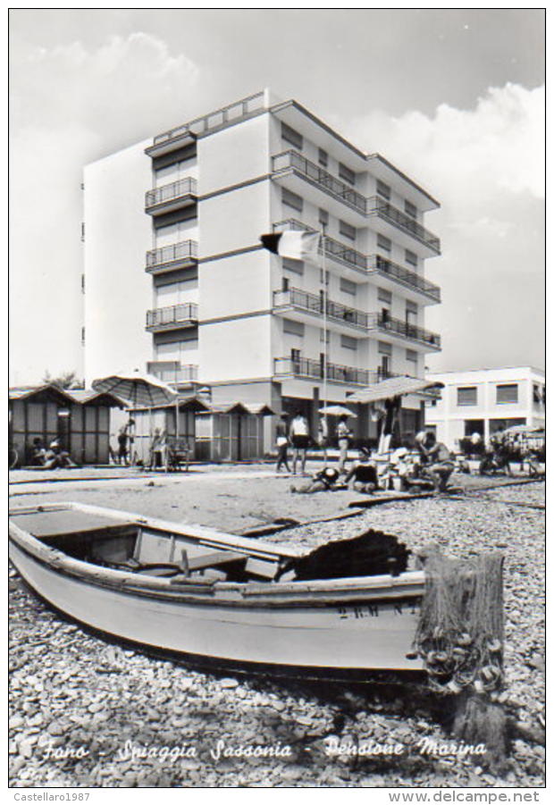 Fano - Spiaggia Sassonia - Pensione Marina - Fano