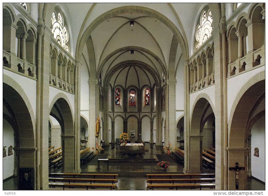 1 AK Deutschland / Hessen * Klosterkirche Im Bonifatiuskloster Hünfeld * - Huenfeld