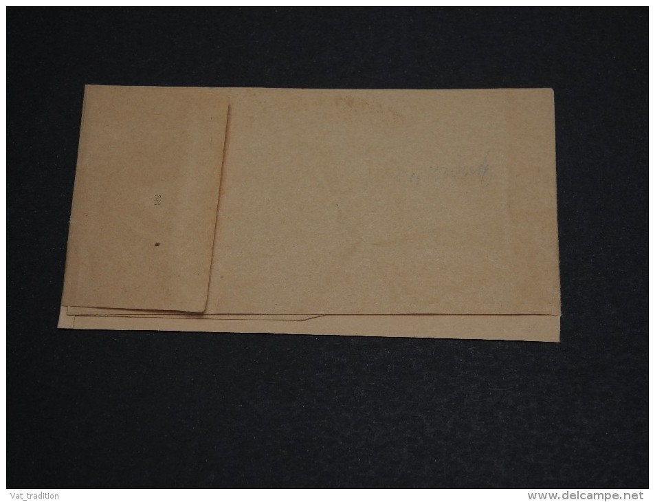 FRANCE - Entier Postal ( Bande Journal ) Type Semeuse Avec Complément Pour L 'étranger En 1937 - A Voir - L 661 - Tarifs Postaux