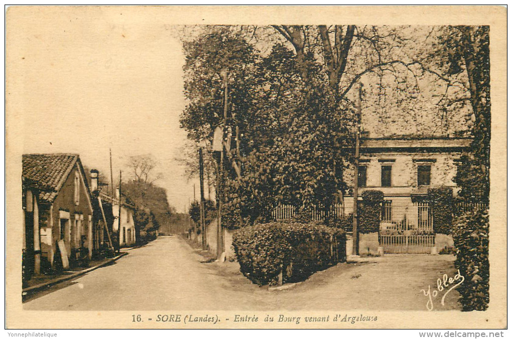 40 - LANDES - Sore - Entrée Du Bourg - Sore