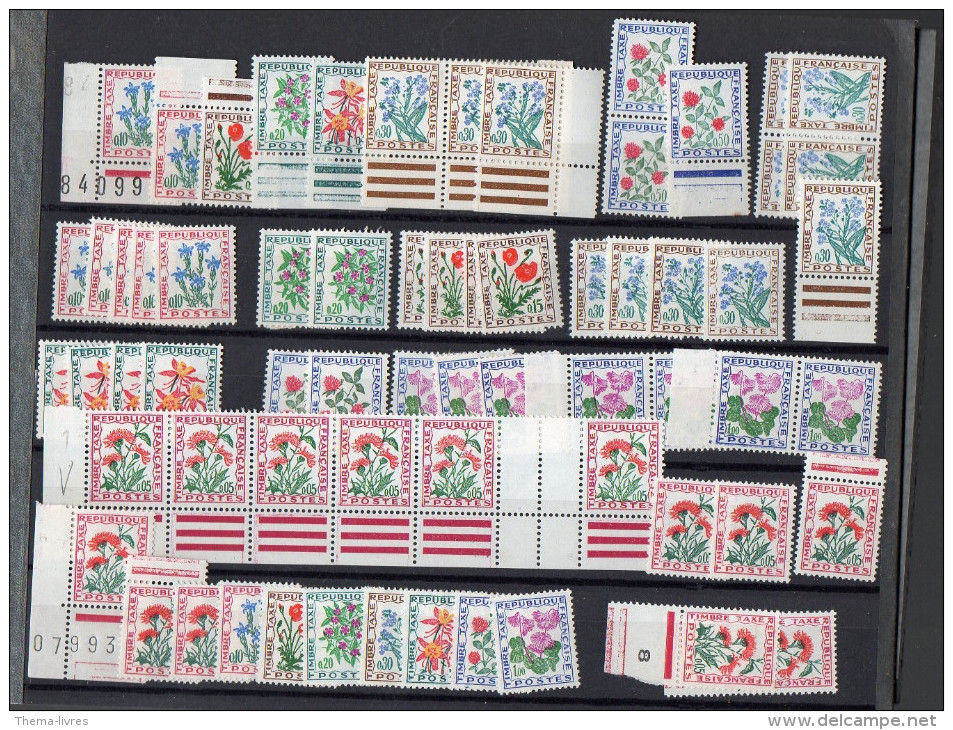 Lot De Timbres Taxe NEUFS SANS CHARNIERE (M2240) - Lots & Kiloware (mixtures) - Max. 999 Stamps