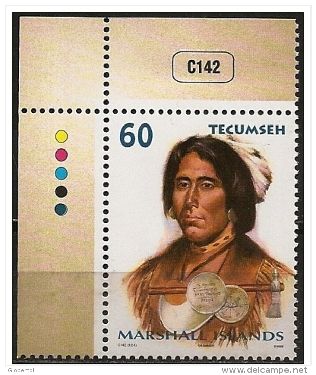Marshal: Capo Indiano Tecumseh, Chef Indien Tecumseh, Indian Chief Tecumseh - American Indians