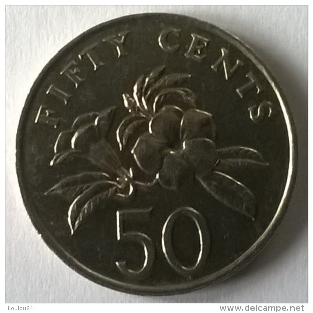 Monnaie - Singapour - 50 Cents 1986 - Superbe - - Singapour