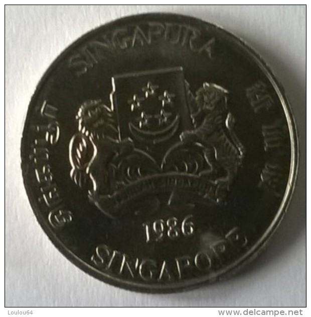 Monnaie - Singapour - 20 Cents 1986 - Superbe - - Singapour