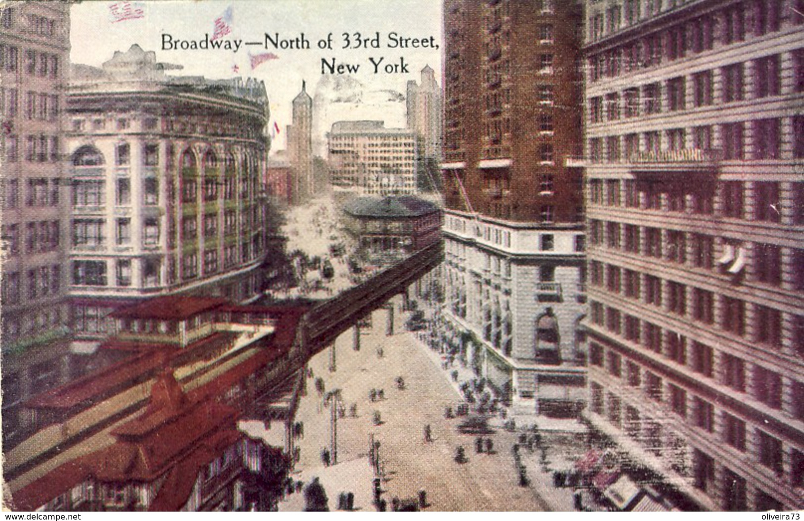 NEW  YORK, Broadway, North Of 33rd Street, 2 Scans - Broadway