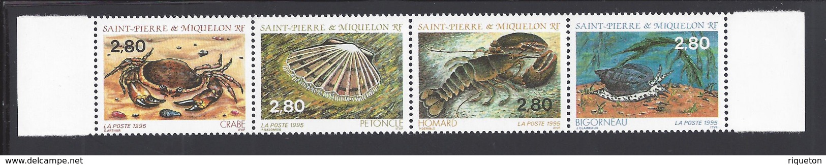 SPM - 1995 -  N° 614 à 617 - SE TENANT - XX - MNH - TB - - Neufs