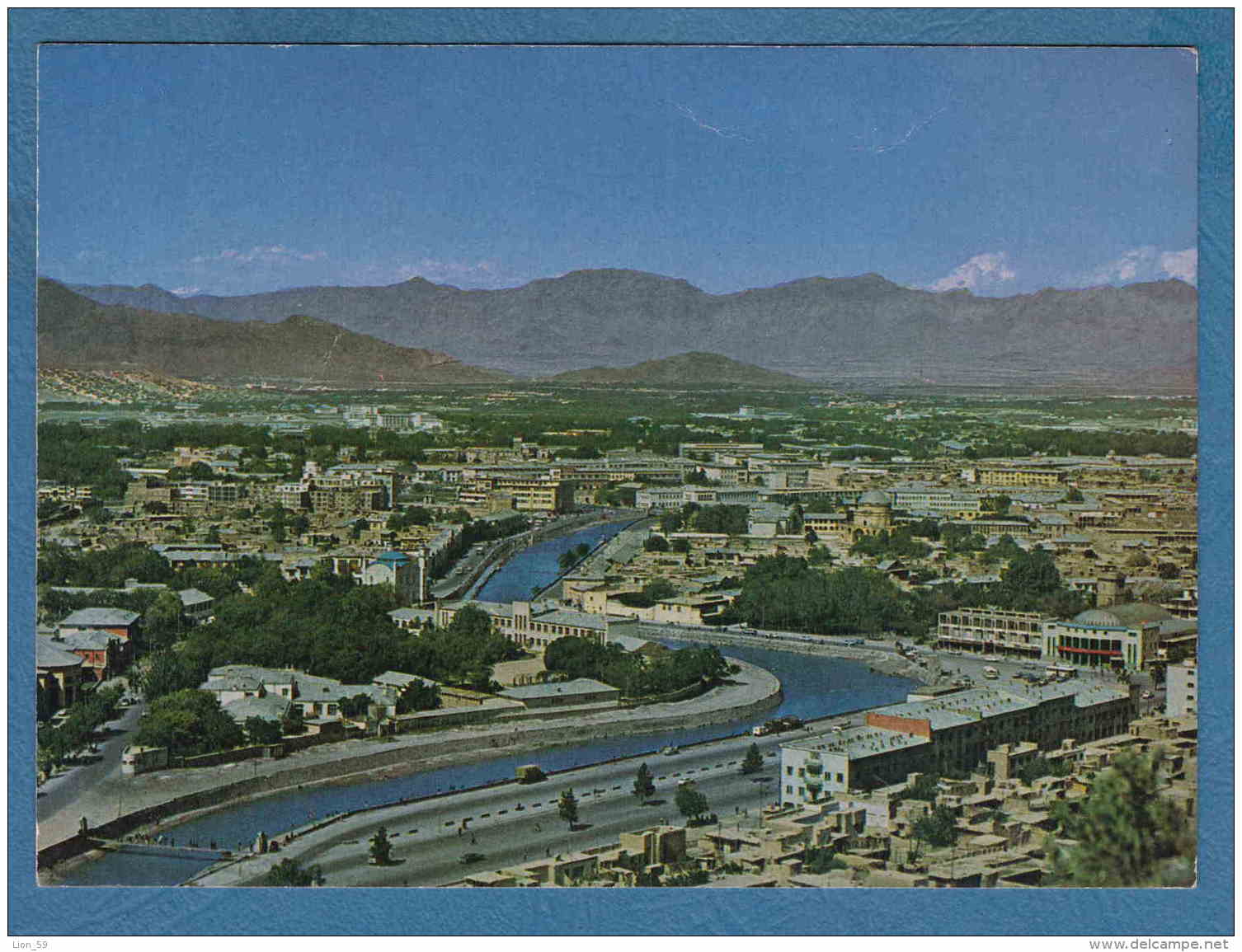 214605 / GENERAL VIEW OF THE CITY OF KABUL , RIVER ,  Photo ASEFI , KABUL PHOTO HOUSE , Afghanistan - Afganistán