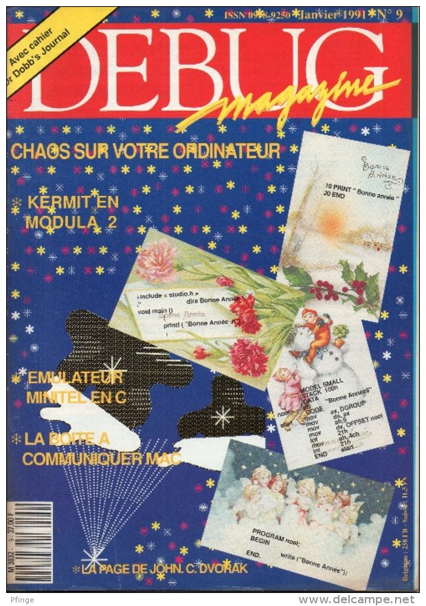 Debug Magazine N°9, Janvier 1991 - Informatique