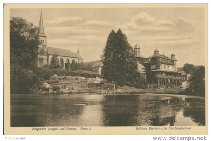 DE GUMMERSBACH / Bergische Burgen Und Ruinen, Schloss Gimborn Im Oberbergischen / - Gummersbach