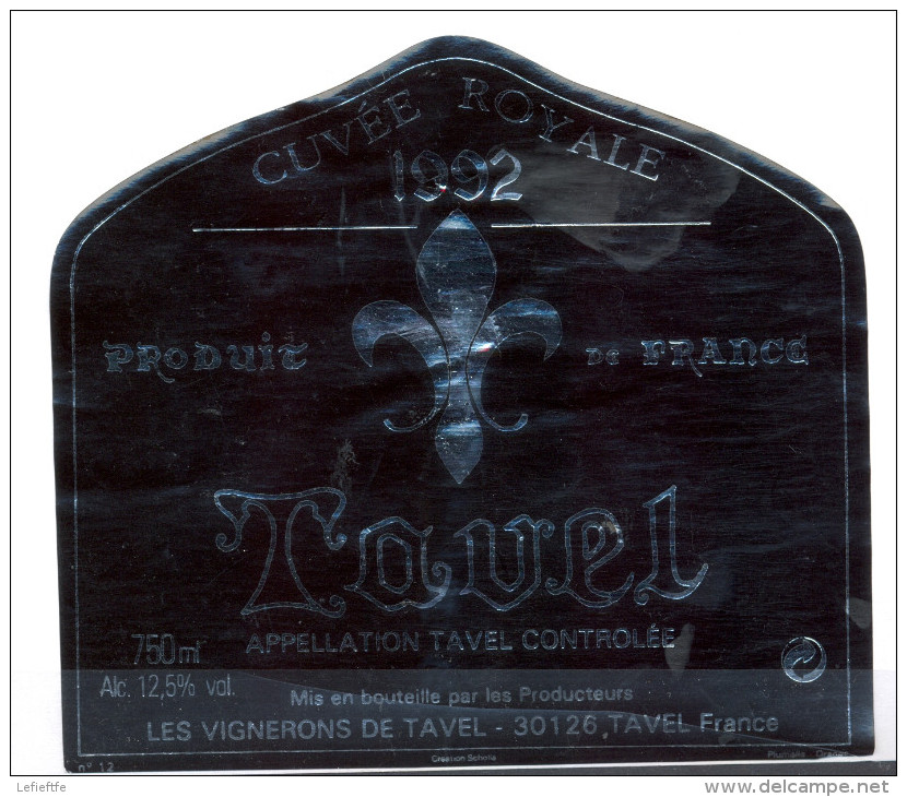 270 - Tavel - 1992 - Cuvée Royale - Les Vignerons De Tavel - 30126 - Tavel - Other & Unclassified