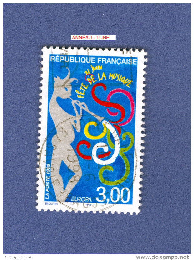 * 1998 N° 3166  LE DIEU PAN 30 . 6 . 1998   OBLITÉRÉ TB - Usados