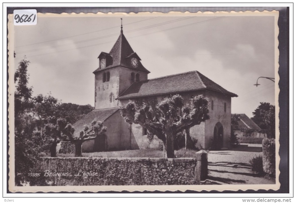 DISTRICT DE NYON /// BEGNINS - L´EGLISE - TB - Begnins