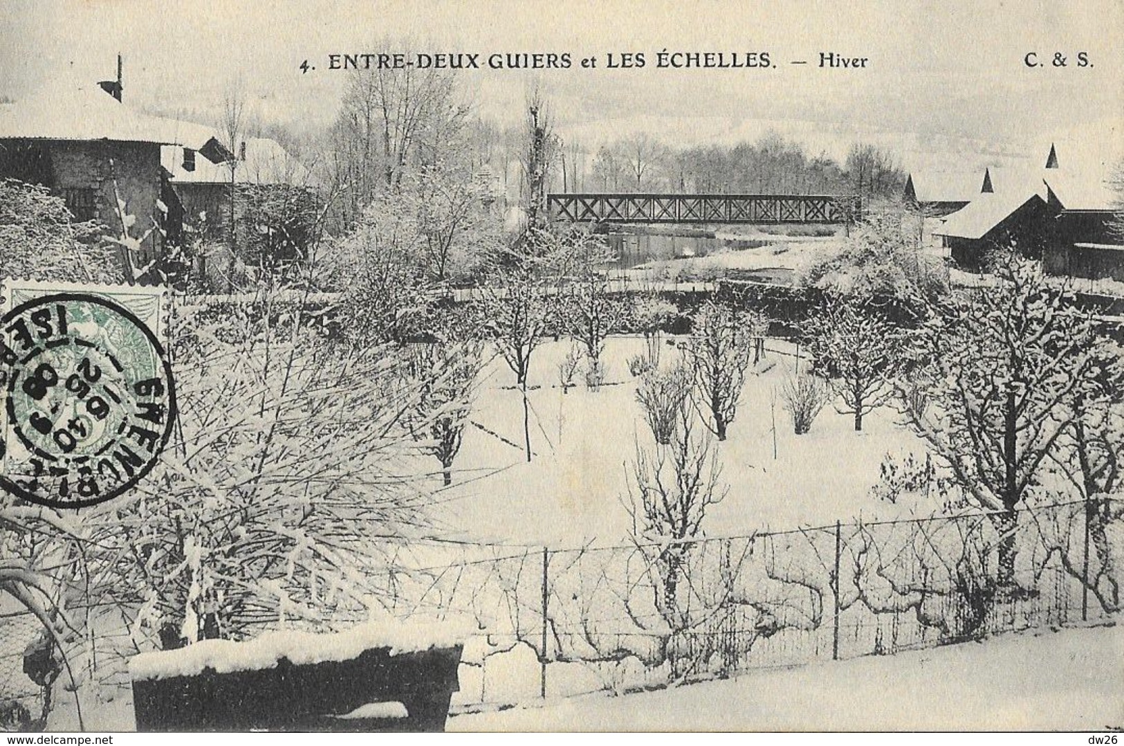 Entre-deux-Guiers Et Les Echelles (Savoie) - En Hiver - Carte C. & S. - Les Echelles
