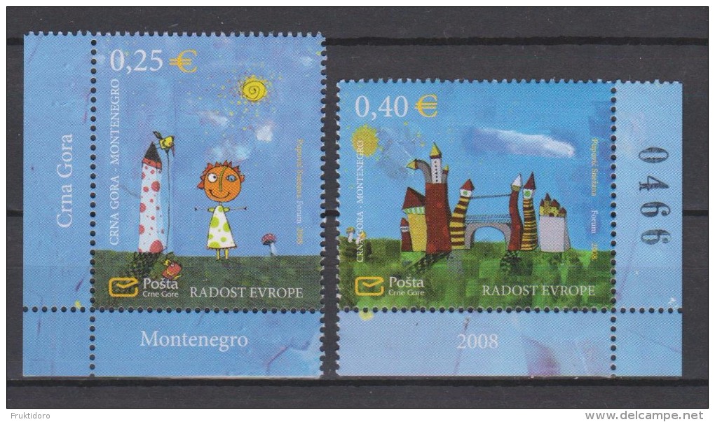 Montenegro Mi 192-193 Joy Of Europe - Children´s Day - 2009 - Montenegro