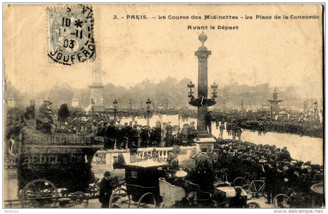 75 Paris 1903 Course Des Midinettes Place De La Concorde - Altri & Non Classificati