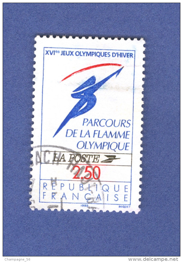 * 1991 N° 2732  FLAMME OLYMPIQUE OBLITÉRÉ - Usati