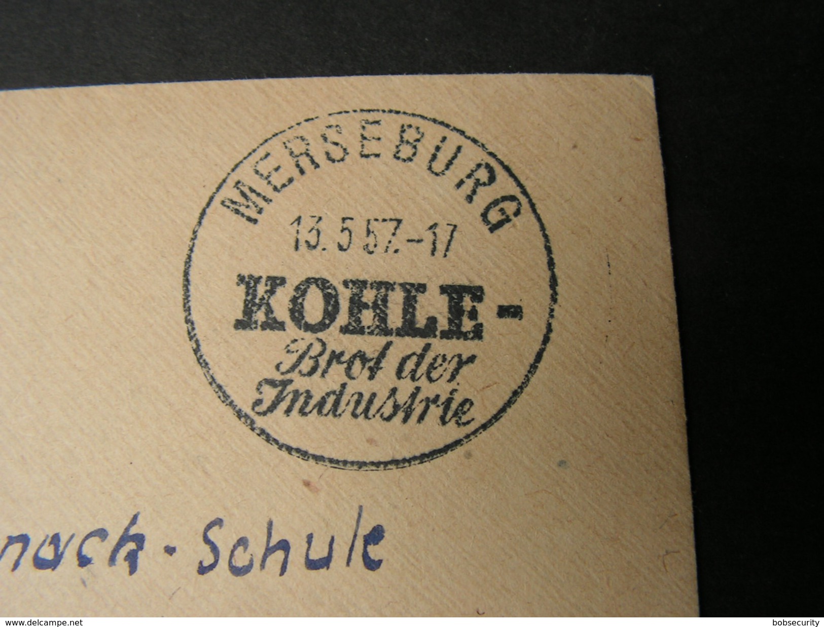 Merseburg  SST Kohle , Brot Der Industrie - Covers & Documents