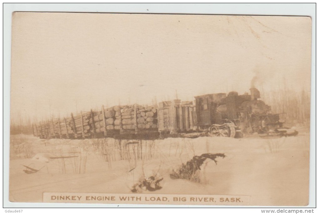 DINEY ENGINE WITH LOAD - BIG RIVER - SASKATCHEWAN - Other & Unclassified