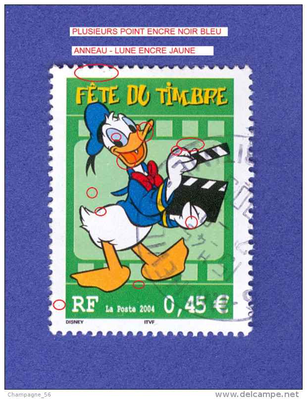 2004 N° 3642  DONALD  OBLITÉRÉ - Used Stamps