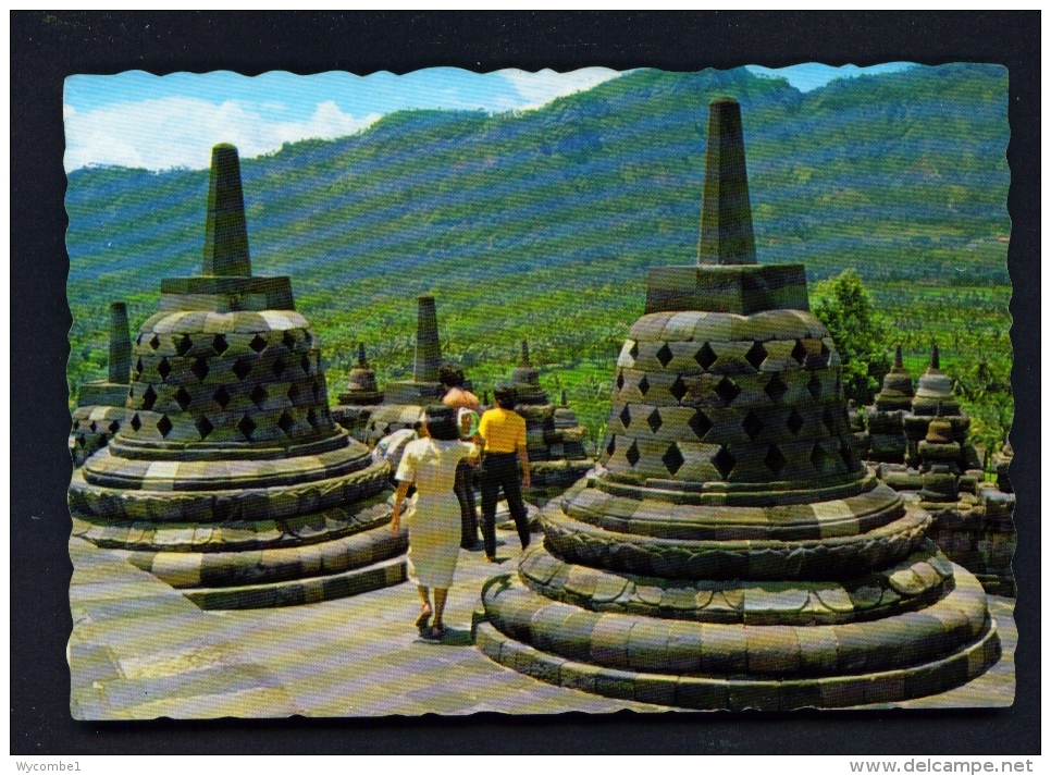 INDONESIA  -  Central Java  Borobudur Temple  Unused Postcard - Indonesia