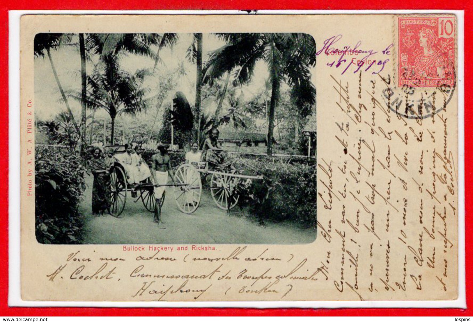 ASIE - SRI LANKA - CEYLON --  Colombo  --  Bullock Hachery - Sri Lanka (Ceylon)