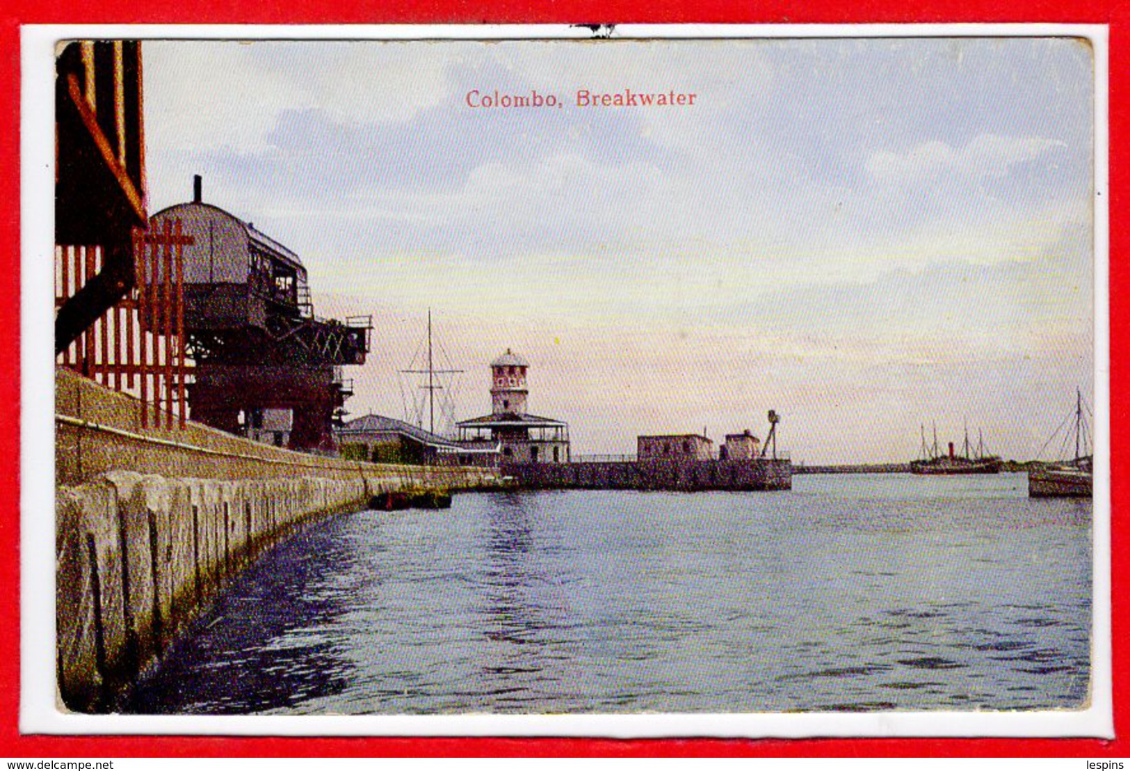 ASIE - SRI LANKA - CEYLON --  Colombo  - Breakwater - Sri Lanka (Ceylon)