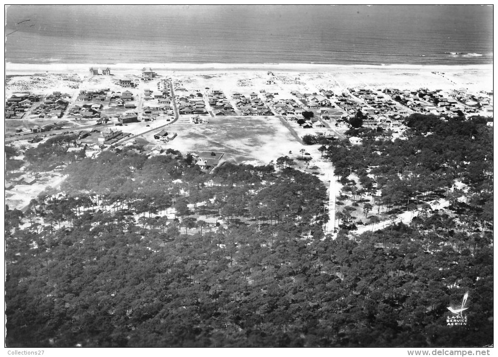 40-BISCARROSSE- VUE AERIENNE - LA FÖRET , LA VILLE , L'OCEAN - Biscarrosse