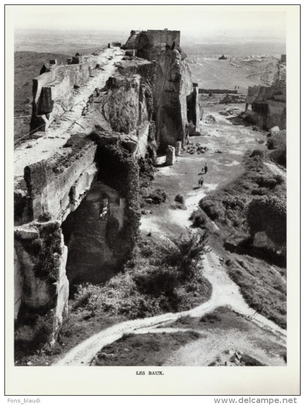 1958 - Héliogravure - Les Baux-de-Provence (Bouches-du-Rhône) - Vue - FRANCO DE PORT - Non Classés