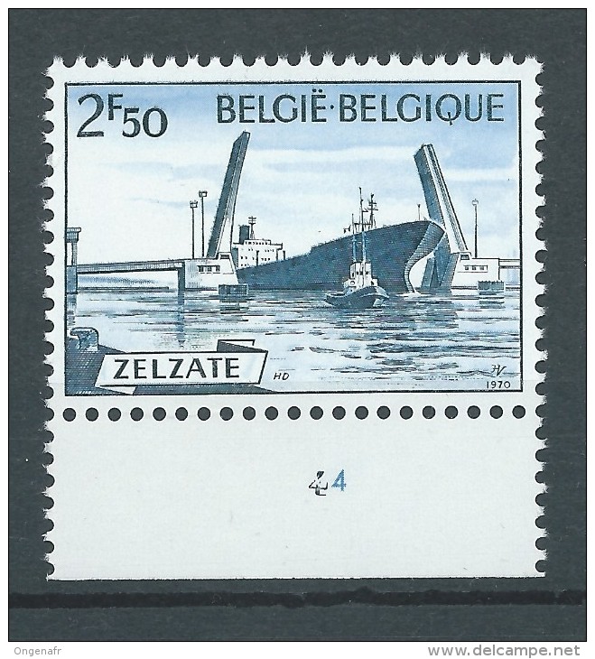 N° 1538 Zelzate N° Pl: 4 (état: Xx) - 1961-1970