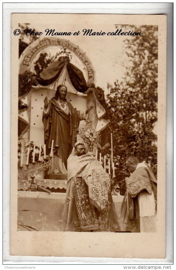 MULHOUSE - PROCESSION RELIGIEUSE CATHOLIQUE - HAUT RHIN 68 - CARTE PHOTO - Mulhouse