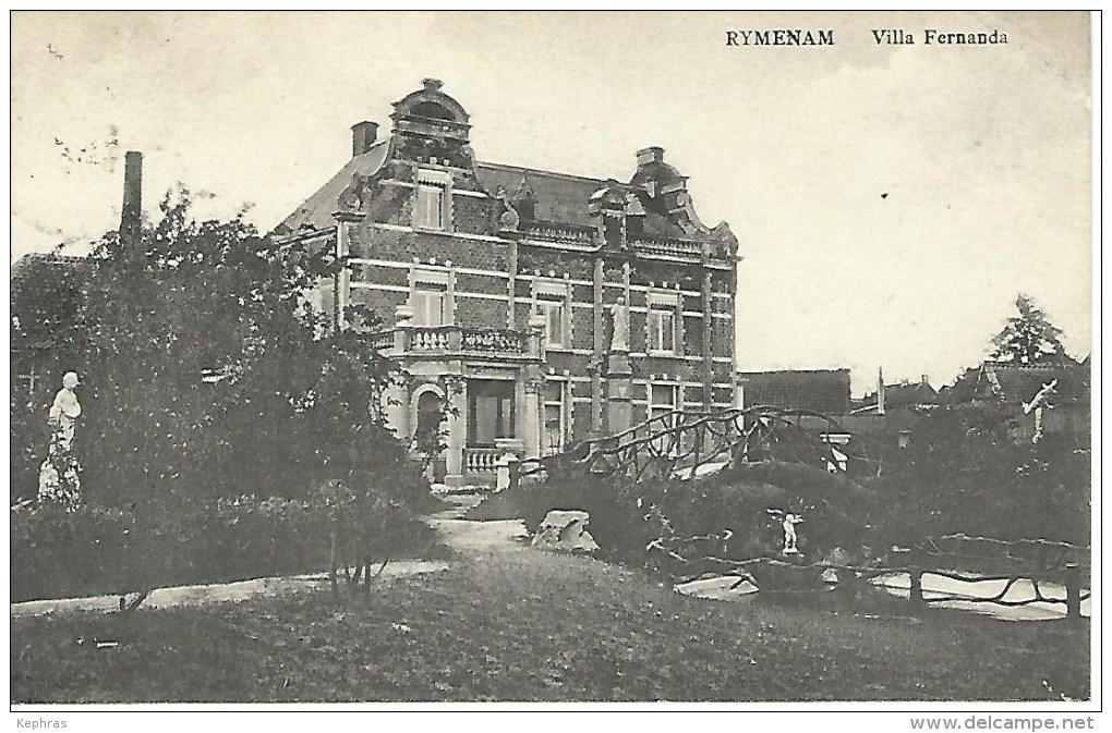 RYMENAM - RIJMENAM : Villa Fernanda - Ed. F. Thys - Cachet Poste 1922 - Bonheiden