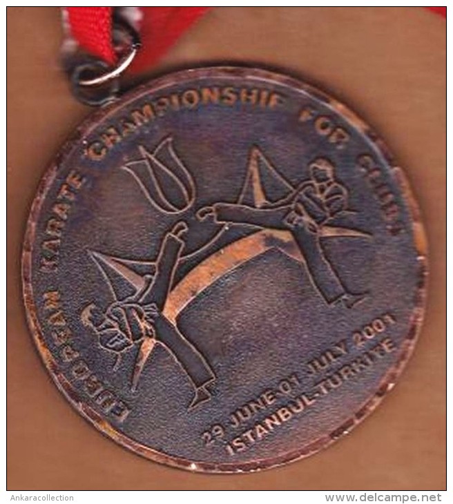 AC - EUROPEAN KARATE CHAMPIONSHIP FOR CLUBS MEDAL 29 JUNE 01 JULY 2001 ISTANBUL - Arti Martiali