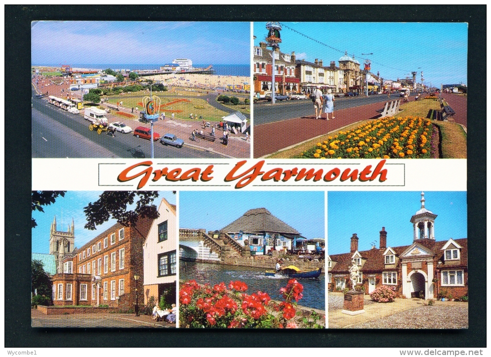ENGLAND  -  Great Yarmouth   Multi View  Used Postcard - Great Yarmouth