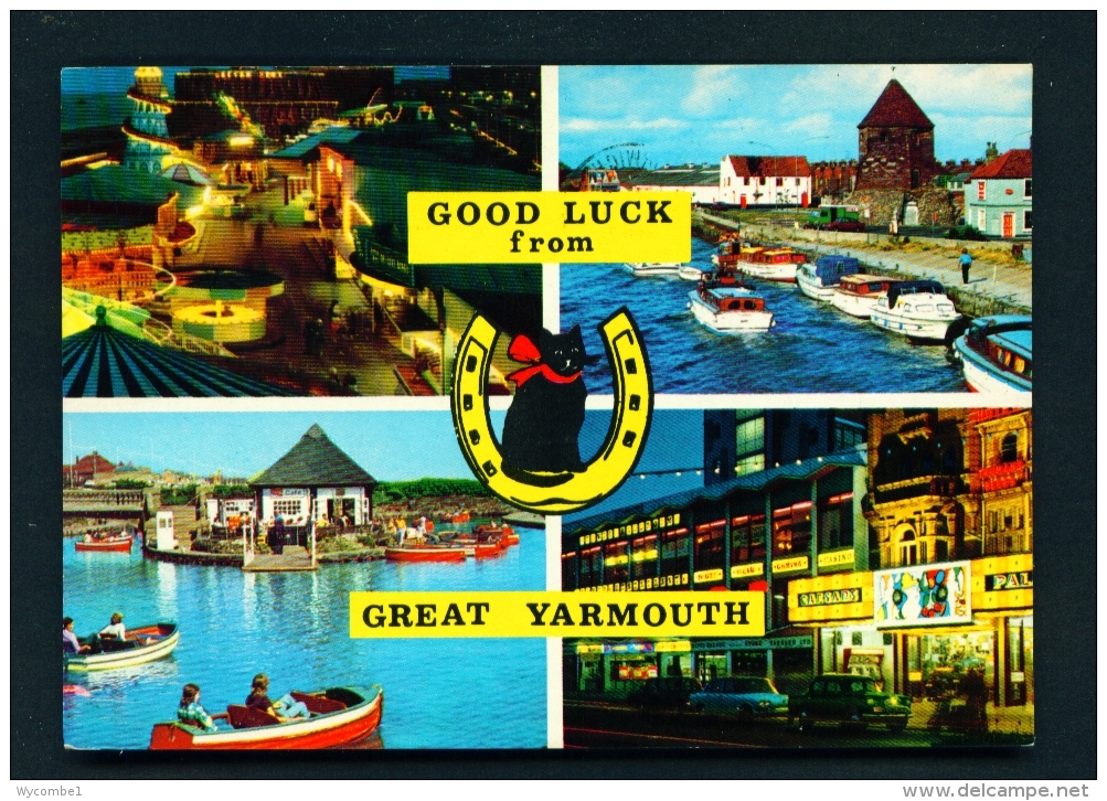 ENGLAND  -  Great Yarmouth   Multi View  Used Postcard - Great Yarmouth