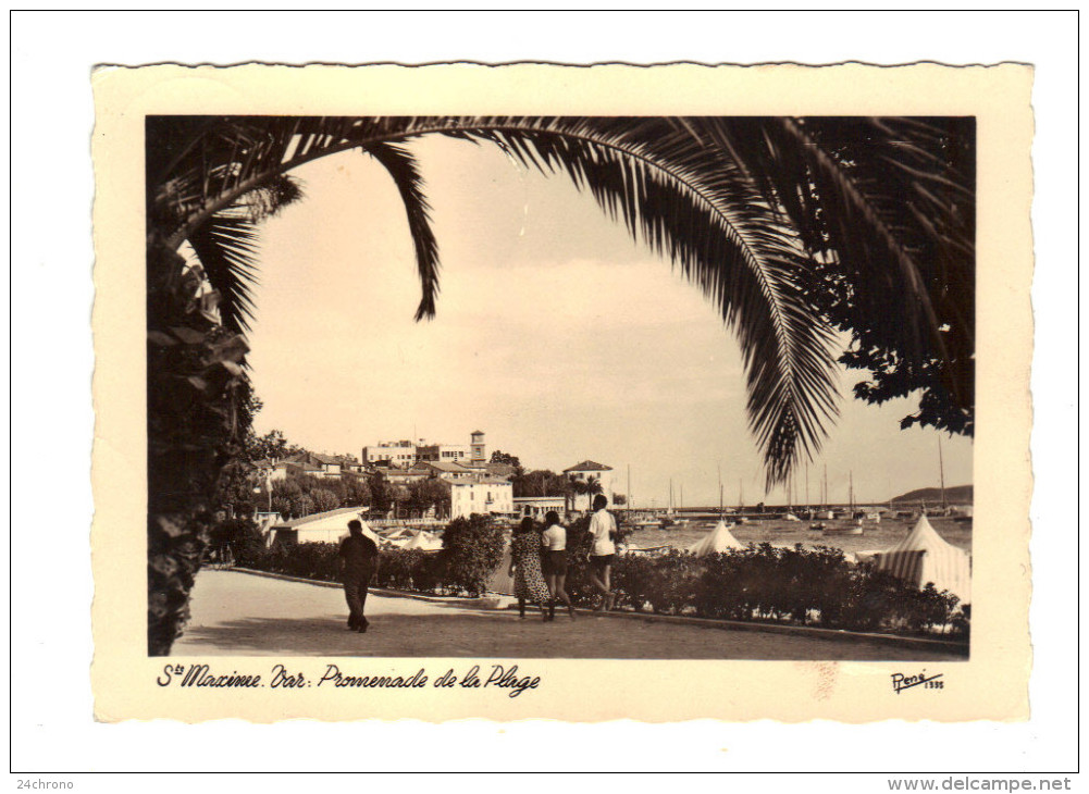 Sainte Maxime: Promenade De La Plage (16-1439) - Sainte-Maxime