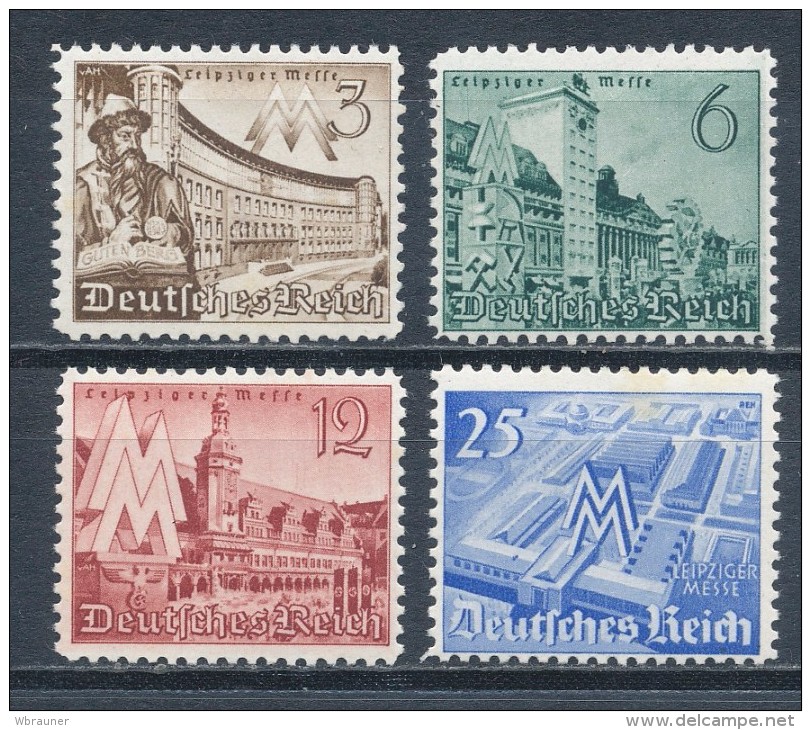 Deutsches Reich 739/42 ** Mi. 10,- - Nuovi