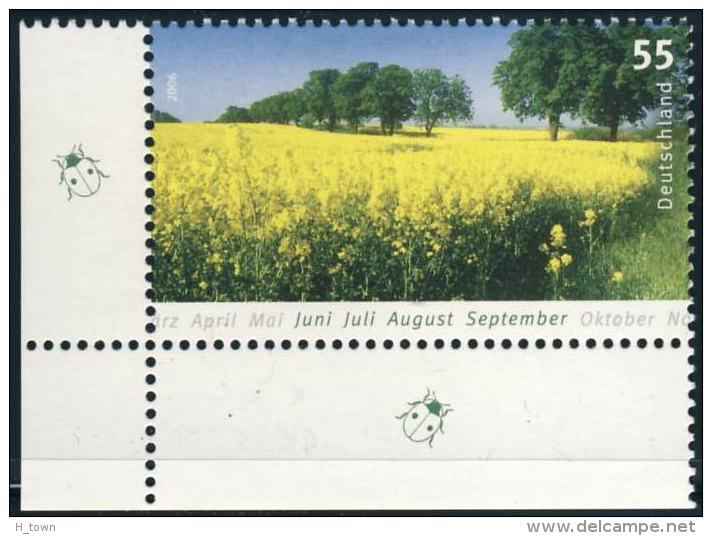 623  Bête à Bon Dieu: Timbre "été" D'Allemagne Avec Bordure - Summer-stamp With Ladybird Margin. Ladybug, Coccinelle - Autres & Non Classés