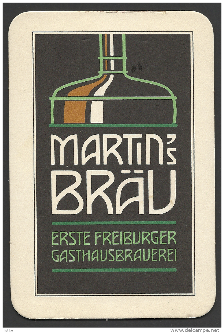 Germany, Freiburg, Martin's Brau. - Bierviltjes