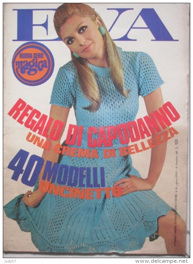 EVA  - N.53 - 31 DICEMBRE 1967 - ANNO XXXIV - SETTIMANALE - RUSCONI - MILANO - ADRIANO CELENTANO - Moda