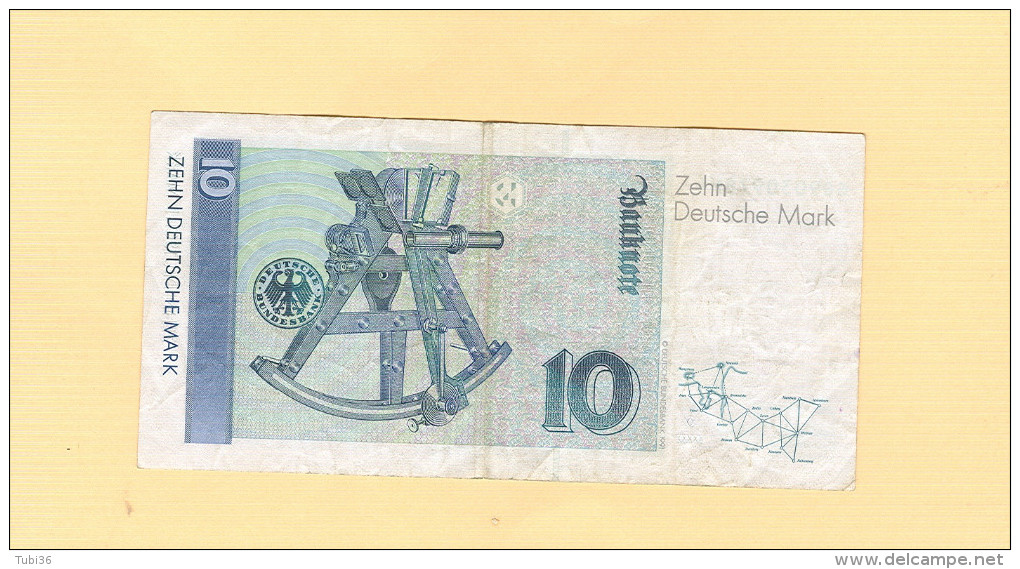 Banknote. Zehn Deutsche Mark. 1993 - - 10 DM