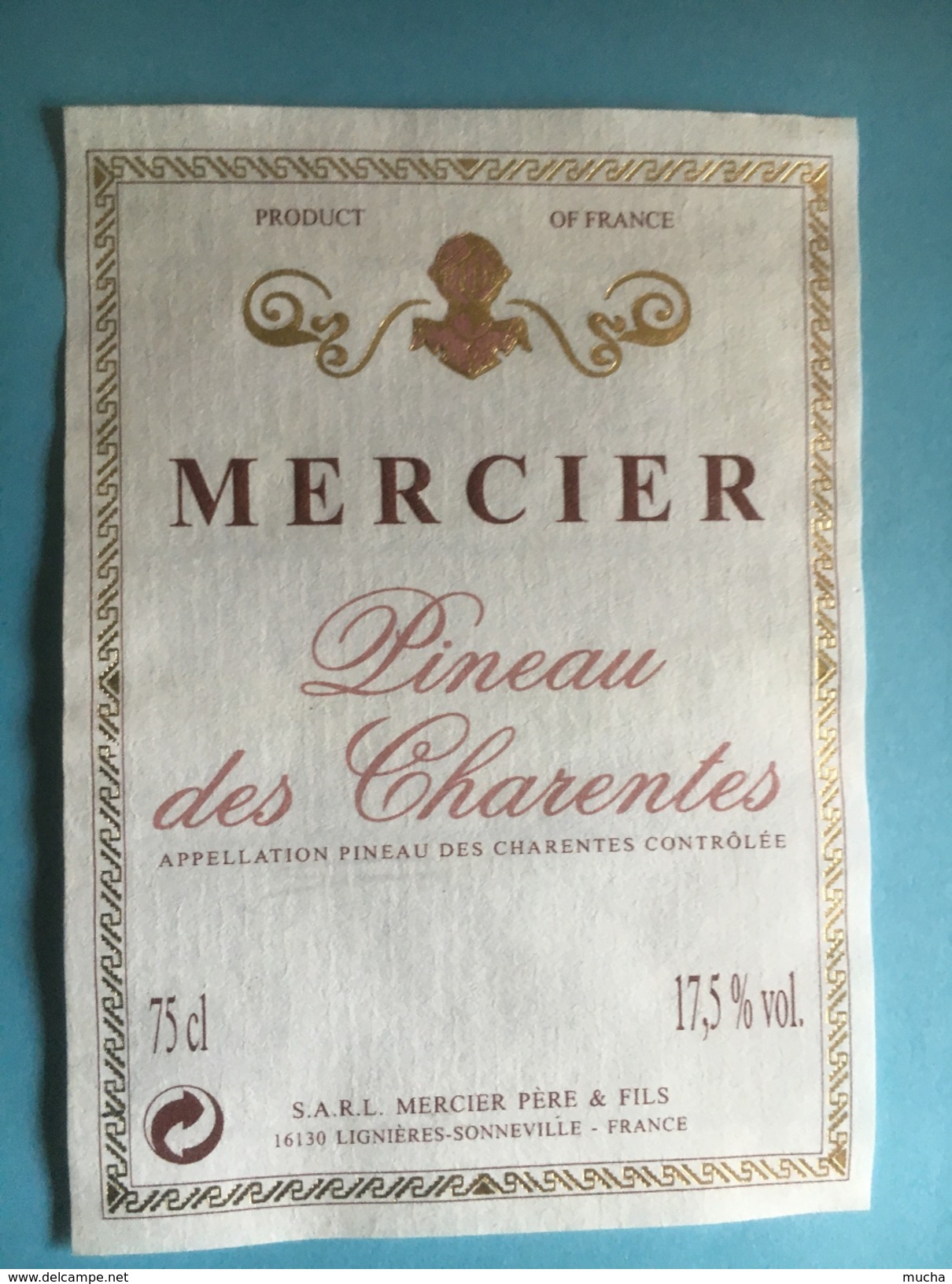 1041 - Pineau Des Charentes Mercier - Autres & Non Classés