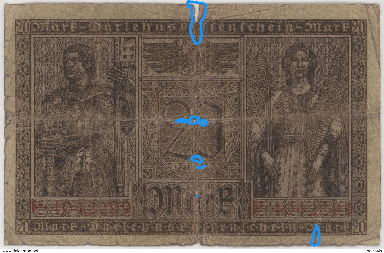 20 Mark - German Empire - Year 1918 - 20 Mark