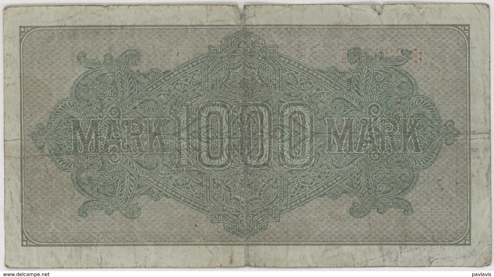 1000 Mark - Reichsbanknote - German Reich / Deutsches Reich - Year 1922 - 1000 Mark